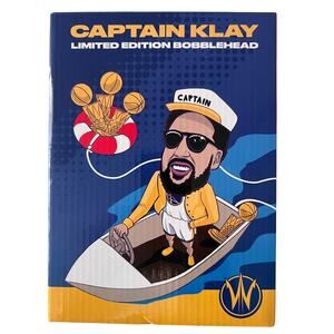 Captain Klay Thompson 2023 Bobblehead Golden State Warriors SGA Santa Cruz (NEW)